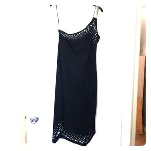 Express Black and Silver Dress